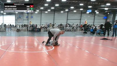 72 lbs Round 1 (9am Saturday) - Jacob Graber, POWA vs Orlando Cruz, Cali Red