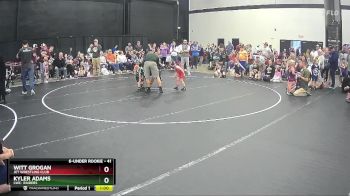 41 lbs Cons. Round 2 - Witt Grogan, JET Wrestling Club vs Kyler Adams, LWC: Raiders