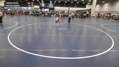 86 lbs Champ. Rd Of 16 - Charlie Novak, Pinnacle Wrestling Club vs Treyten Embrey, Tech Fall Elite