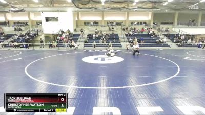 125 lbs Cons. Round 2 - Jack Sullivan, American International vs Christopher Watson, Greensboro