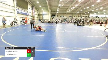 106 lbs Rr Rnd 2 - Brody DiCaprio, Journeymen Wrestling Club vs Zander Brewer, Kellam Mat Rats