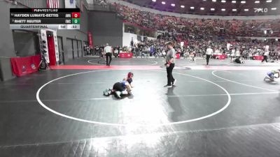 85 lbs Quarterfinal - Rhett Reuter, Evansville Wrestling Club vs Hayden LuMaye-bettis, Askren Wrestling Acadamy