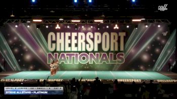 Strive Allstars - Platinum [2026 L2 Junior - D2 - Small - A Day 2] 2026 CHEERSPORT National All Star Cheerleading Championship