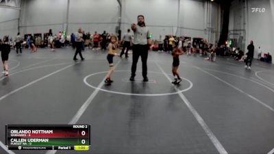 44 lbs Round 2 (3 Team) - Callen Uderman, Pursuit WA vs Orlando Nottham, Warhawks