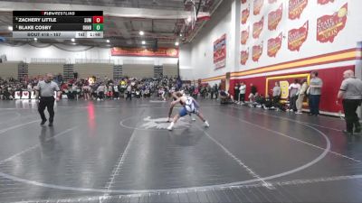 157 lbs Quarterfinal - Blake Cosby, Dundee vs Zachery Little, Summit