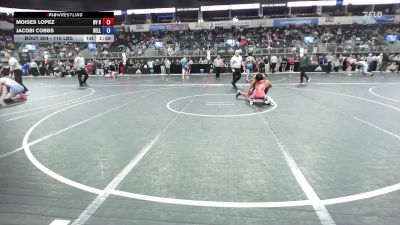 115 lbs Round Of 16 - Moises Lopez, BV Bison vs Jacobi Cobbs, Belleville Little Devils