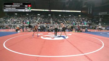 3A-138 lbs Quarterfinal - Forest Kleinfeldt, Powell vs Caysen Ross, Burns/Pine Bluffs
