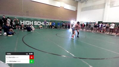 113 lbs Consi Of 16 #1 - Ernesto Gurrola, Eleanor Roosevelt vs Jaydon Whitaker, Birmingham