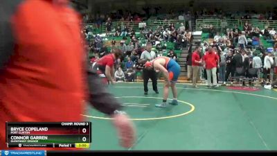 285 lbs Champ. Round 3 - Connor Garren, OLENTANGY ORANGE vs Bryce Copeland, PORT CLINTON