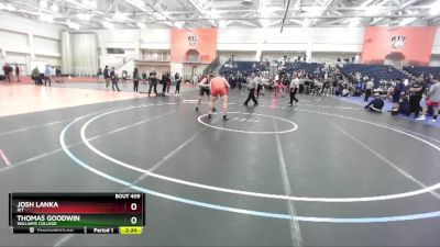 285 lbs Cons. Semi - Thomas Goodwin, Williams College vs Josh Lanka, RIT