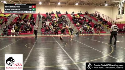 285 lbs Round 3 (3 Team) - Rocco Maglione, West Essex Regional vs Johan Figueroua, Southern Regional