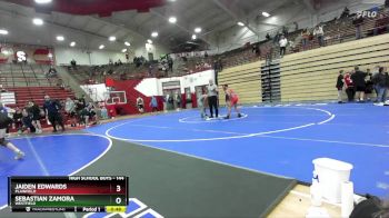 144 lbs Cons. Round 5 - Jaiden Edwards, Plainfield vs Sebastian Zamora, Westfield