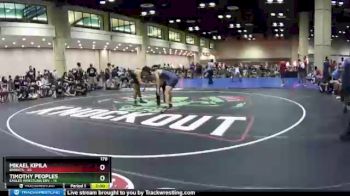 170 lbs Round 1 (10 Team) - Timothy Peoples, Eagles Wrestling Dev vs Mikael Kipila, Bandits