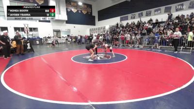 110 lbs Cons. Semi - Jayden Ybarra, Victor Valley vs Nohea Booth, Marina