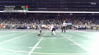D1-126 lbs Cons. Semi - Richard Davis, Bloomfield Hills Brother Rice vs Ryan Totten, Detroit Catholic Central