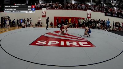 61 kg Cons. Round 3 - Tyson Charmoli, Oklahoma Regional Training Center vs Slater Hicks, Central Coast Regional Training Center