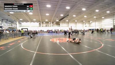 91 lbs Consi Of 4 - Graeson Tzenis, Refinery WC vs Benjamin Young, Top Flight Wrestling Academy