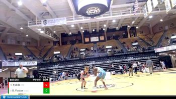 125 lbs Cons. Round 4 - Brady Foster, Cloud County Community College vs Tyler Fields, Colby Community College