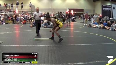 130 lbs Round 2 (6 Team) - Gilmo Nedziwe, Mi Pitbulls vs Jayden Cline, Untouchables Black