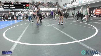 110 lbs Final - Kawehi White, Henryetta Knights Wrestling Club vs Audrey Flores, Raw Wrestling Club