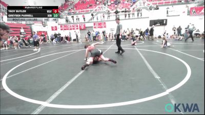 55 lbs Consolation - Bentley Story, Shelton Wrestling Academy vs Cannon Corley, Harrah Little League Wrestling