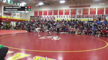 120 lbs 1st Place Match - Benjamin Anderson, Independence vs Charlie Foster, Williamsburg