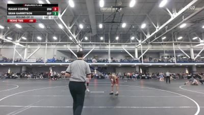 133 lbs Round Of 32 - Isaiah Cortez, Spartan Wrestling Club - UnAttached vs Sean Garretson, Navy Wrestling Club - UnAttached