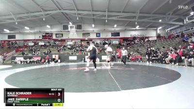 285 lbs Cons. Round 6 - Jake Swirple, Minot State vs Kale Schrader, Newberry