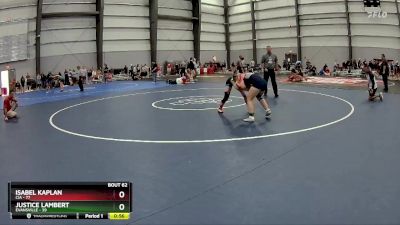 117 lbs Cons. Round 1 - Isabel Kaplan, CIA vs Justice Lambert, Evansville