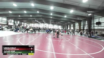 45 lbs Semifinal - Lincoln Kelly, Champions Wrestling Club vs Cutler Hone, Iron County Wrestling Academy