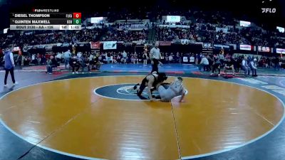 AA - 126 lbs Quarterfinal - Diesel Thompson, Flathead (Kalispell) vs Quinten Maxwell, Billings Senior High School