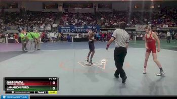 D 2 106 lbs Quarterfinal - Alex Rozas, Teurlings Catholic vs Jamarion Ford, Bossier