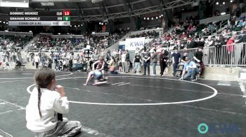 67 lbs Consi Of 8 #2 - Brooks Clay, Skiatook Youth Wrestling vs Hunter Schumacher, Bartlesville Wrestling Club