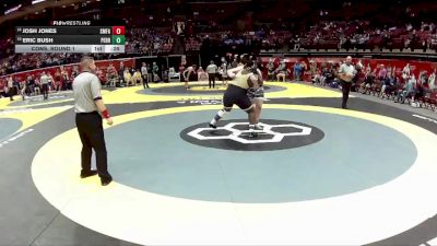 D1-285 lbs Cons. Round 1 - Eric Bush, Perrysburg vs Josh Jones, Stow-Munroe Falls