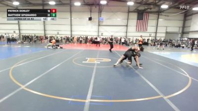 132 lbs Consi Of 64 #2 - Patrick Donley, VA vs Matthew Spignardo, SC