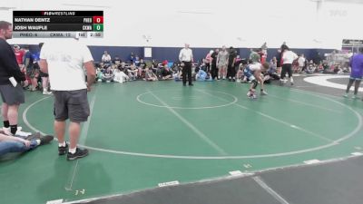 114 lbs 5th Place - Nathan Dentz, Pheonix Wrestling-Red-HS vs Josh Waufle, Ckwa-hs