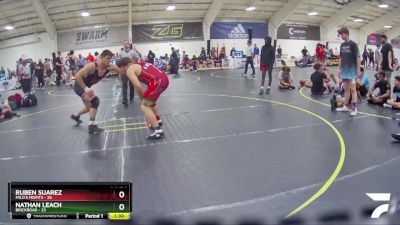 220 lbs Round 2 (6 Team) - Ruben Suarez, MILO`s Misfits vs Nathan Leach, Brickroad