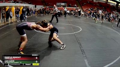 92 lbs Round 4 (8 Team) - Cam Davis, CP Wrestling Academy vs Marcus Rideout, Xtreme Team