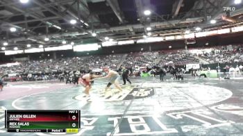 285 lbs Cons. Round 4 - Julien Gillen, Owyhee vs Rex Salas, Madison