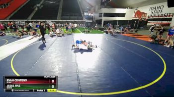 106 lbs Quarterfinal - Evan Centeno, Utah vs Jesse Rae, Idaho