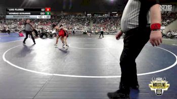 B3A-126 lbs Quarterfinal - Konrad Kosanke, Crossings Christian vs Luis Flores, Kiefer