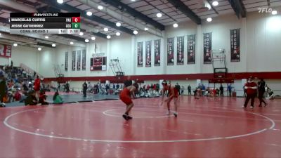 157 lbs Cons. Round 1 - Jesse Gutierrez, Clackamas Community College vs Marcelas Curtis, Pacific (OR)
