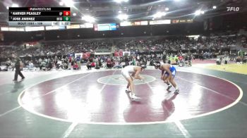 106 lbs 1st Place Match - Karver Peasley, Gonzaga Prep vs Jose Jimenez, Nyssa