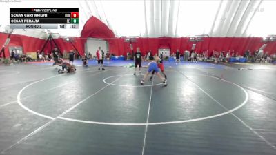 135-136 lbs Round 3 - Segan Cartwright, Lodi vs Cesar Peralta, Glenbard East