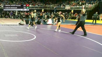5A 130 lbs Cons. Round 1 - Ariana Criado-Silvar, Lubbock vs Caelyn Morales, Edinburg Vela