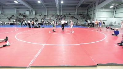 95 lbs Rr Rnd 3 - John Roarty, Mat Warriors Red vs Jude Snyder, Broad Axe White