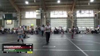 76 lbs Semifinal - Evan Restivo, Black Fox Academy vs Alessandro Barrios, The Compound Wrestling Club