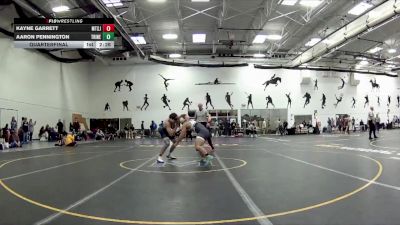 149 Freshman/Soph Quarterfinal - Kayne Garrett, Mount St Joseph vs Aaron Pennington, Trine
