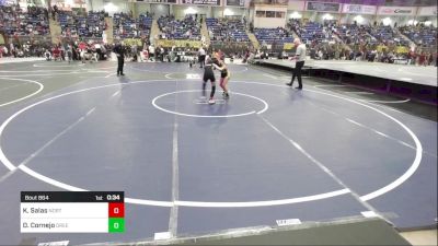 88 lbs Consi Of 8 #2 - Kiahna Salas, Northglenn vs Dulce Cornejo, Greeley United