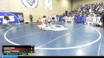 120 lbs Cons. Round 6 - Jacob Tober, Central East vs Dominic Marquez, Paso Robles